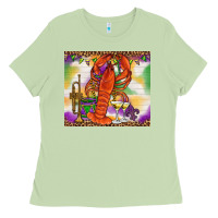 Matcha Mardi Gras Crawfish Tumbler Ladies Tee - HowdyJamesFarm