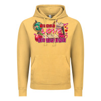 Vintage Mustard Valentine's Day teach love inspire Vintage Hoodie - FaDigitalArtStudio