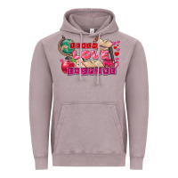Vintage Zinc Valentine's Day teach love inspire Vintage Hoodie - FaDigitalArtStudio