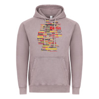 Vintage Zinc germany map silhouette towns cities flag berlin travel t shirt Vintage Hoodie - maiPhamDesign