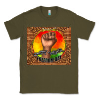 Army Green juneteenth freedom day Classic Tee - TumblerDesignByShophia