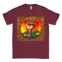 Burgundy juneteenth freedom day Classic Tee - TumblerDesignByShophia