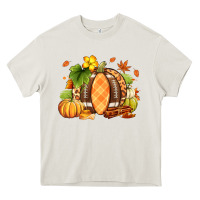 Cream Fall American Football Heavy Core Tee - RanaPortraitStore