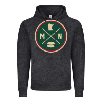 Vintage Black Classic Minnesota Hockey MN Outline Pullover Hoodie Vintage Hoodie - maiPhamDesign
