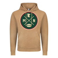 Vintage Camel Classic Minnesota Hockey MN Outline Pullover Hoodie Vintage Hoodie - maiPhamDesign