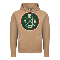 Vintage Coffee Classic Minnesota Hockey MN Outline Pullover Hoodie Vintage Hoodie - maiPhamDesign
