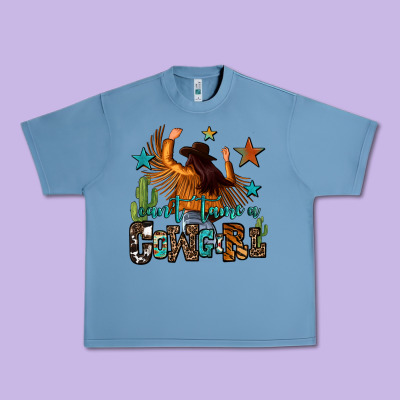 Can't Tame A Cowgirl Urban Heavy Tee Designed By Oliviacreatesart