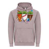 Vintage Zinc Easter Day Sports Easter sports carrots Vintage Hoodie - OliviaCreatesArt