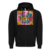 Black nails Zipper Hoodie - BarkalooDesign