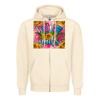 Sandshell nails Zipper Hoodie - BarkalooDesign