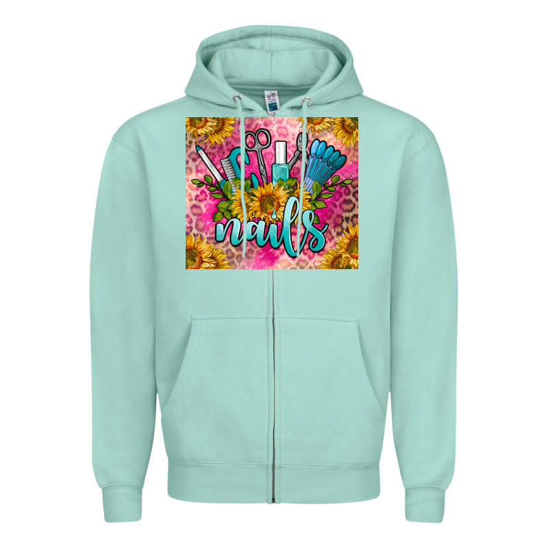 Nails Zipper Hoodie by BarkalooDesign | Teevron