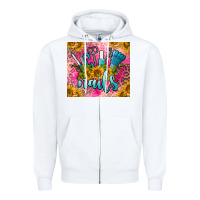 White nails Zipper Hoodie - BarkalooDesign