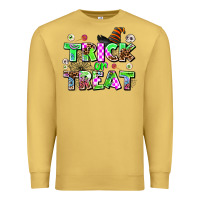 Antique Gold trıck or treat Premium Sweatshirt - AdoDesignShop