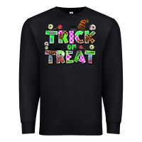 Black trıck or treat Premium Sweatshirt - AdoDesignShop