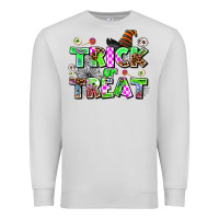 Dove Grey trıck or treat Premium Sweatshirt - AdoDesignShop