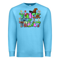 Ocean Blue trıck or treat Premium Sweatshirt - AdoDesignShop