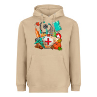 Mushroom nurse  and fall Heavyweight Hoodie - AdoDesignShop