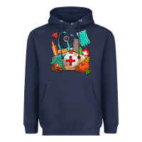 Navy nurse  and fall Heavyweight Hoodie - AdoDesignShop