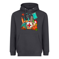 Smoke nurse  and fall Heavyweight Hoodie - AdoDesignShop