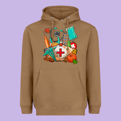 Nurse  And Fall Heavyweight Hoodie Designed By Adodesignshop