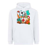 White nurse  and fall Heavyweight Hoodie - AdoDesignShop