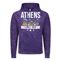 Athens Greece City Trip Skyline Map Travel Vintage Hoodie | Teevron