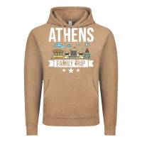 Vintage Coffee Athens Greece City Trip Skyline Map Travel Vintage Hoodie - maiPhamDesign
