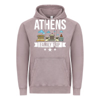 Vintage Zinc Athens Greece City Trip Skyline Map Travel Vintage Hoodie - maiPhamDesign