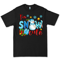 Black i'm snow cute Premium Tee - texasbilliewilder