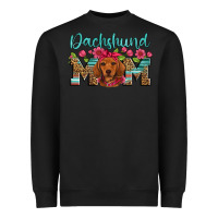 Black dachshund mom Heavyweight Sweatshirt - Artiststas