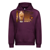 Mauve Wine melanin coffee Urban Hoodie - JahusDesignShop