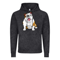 English Bulldogs Awesome Funny Bulldog Pups Dogs Vintage Hoodie | Teevron