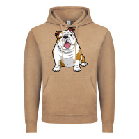 Vintage Coffee ENGLISH BULLDOGS Awesome Funny Bulldog Pups Dogs Vintage Hoodie - maiPhamDesign
