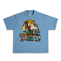 Pebble Blue can't be tamed horse Urban Heavy Tee - OliviaCreatesArt