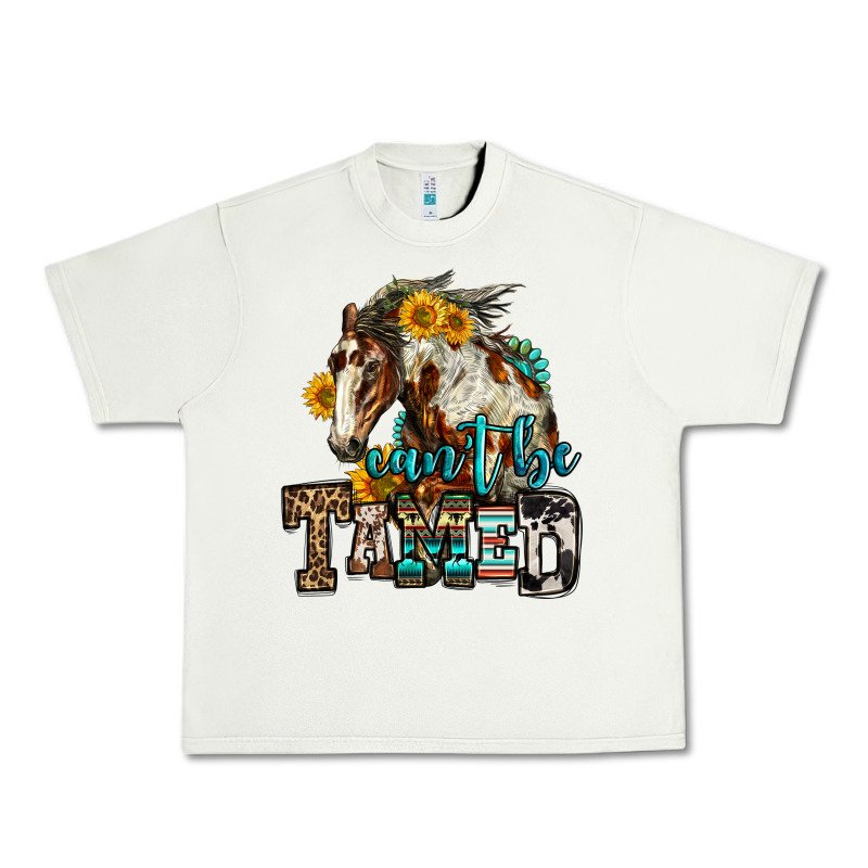 Can't Be Tamed Horse Urban Heavy Tee by OliviaCreatesArt | Teevron