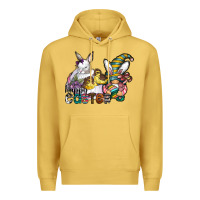 Antique Gold Happy Easter Premium Hoodie - CowhideDigitalArt