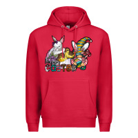 Cardinal Happy Easter Premium Hoodie - CowhideDigitalArt