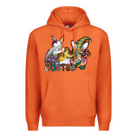 Carrot Happy Easter Premium Hoodie - CowhideDigitalArt
