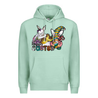 Seafoam Happy Easter Premium Hoodie - CowhideDigitalArt
