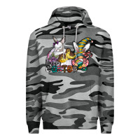 Slate Camo Happy Easter Premium Hoodie - CowhideDigitalArt