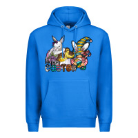 True Royal Happy Easter Premium Hoodie - CowhideDigitalArt