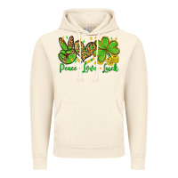 Vintage Artic St. Patrick's Day Peace love luck Vintage Hoodie - OliviaCreatesArt