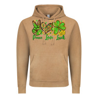 Vintage Camel St. Patrick's Day Peace love luck Vintage Hoodie - OliviaCreatesArt