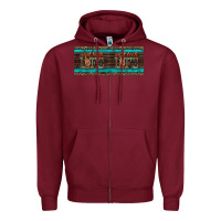 Burgundy nail tech life 15 oz mug Zipper Hoodie - BarkalooDesign