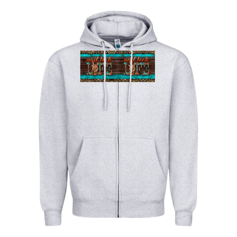 Nail Tech Life 15 Oz Mug Zipper Hoodie by BarkalooDesign | Teevron