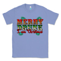 Colony Blue Merry Drink I Am Christmas Classic Tee - Artiststas