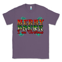 Lavender Merry Drink I Am Christmas Classic Tee - Artiststas
