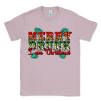Lilac Merry Drink I Am Christmas Classic Tee - Artiststas