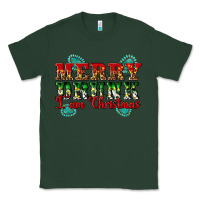 Sports Green Merry Drink I Am Christmas Classic Tee - Artiststas