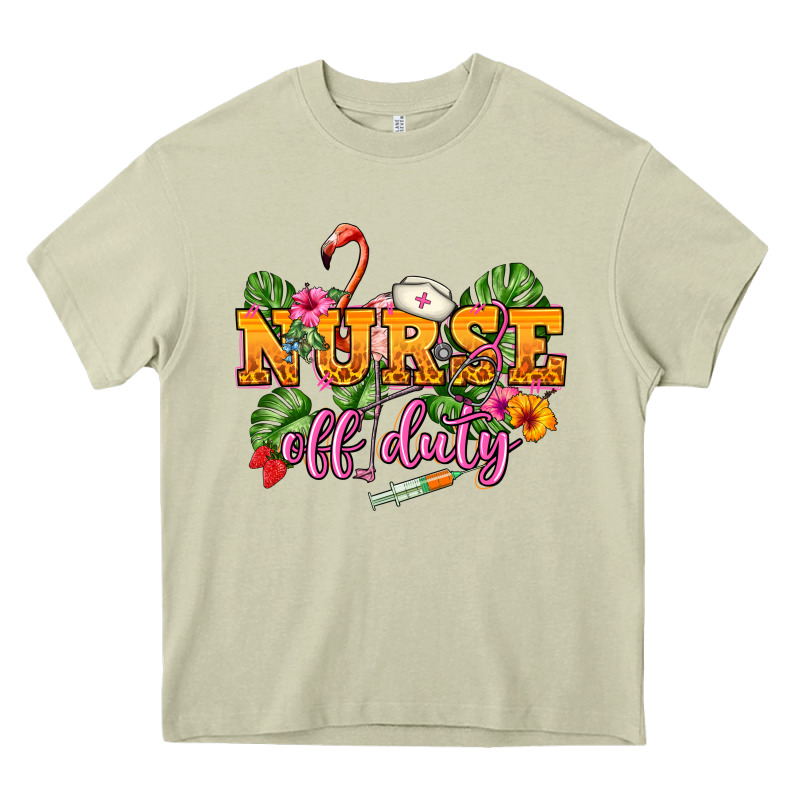 Nurse Off Duty Heavy Core Tee by NancyCooperArtShop | Teevron